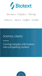 Mobile Screenshot of biotext.com.au